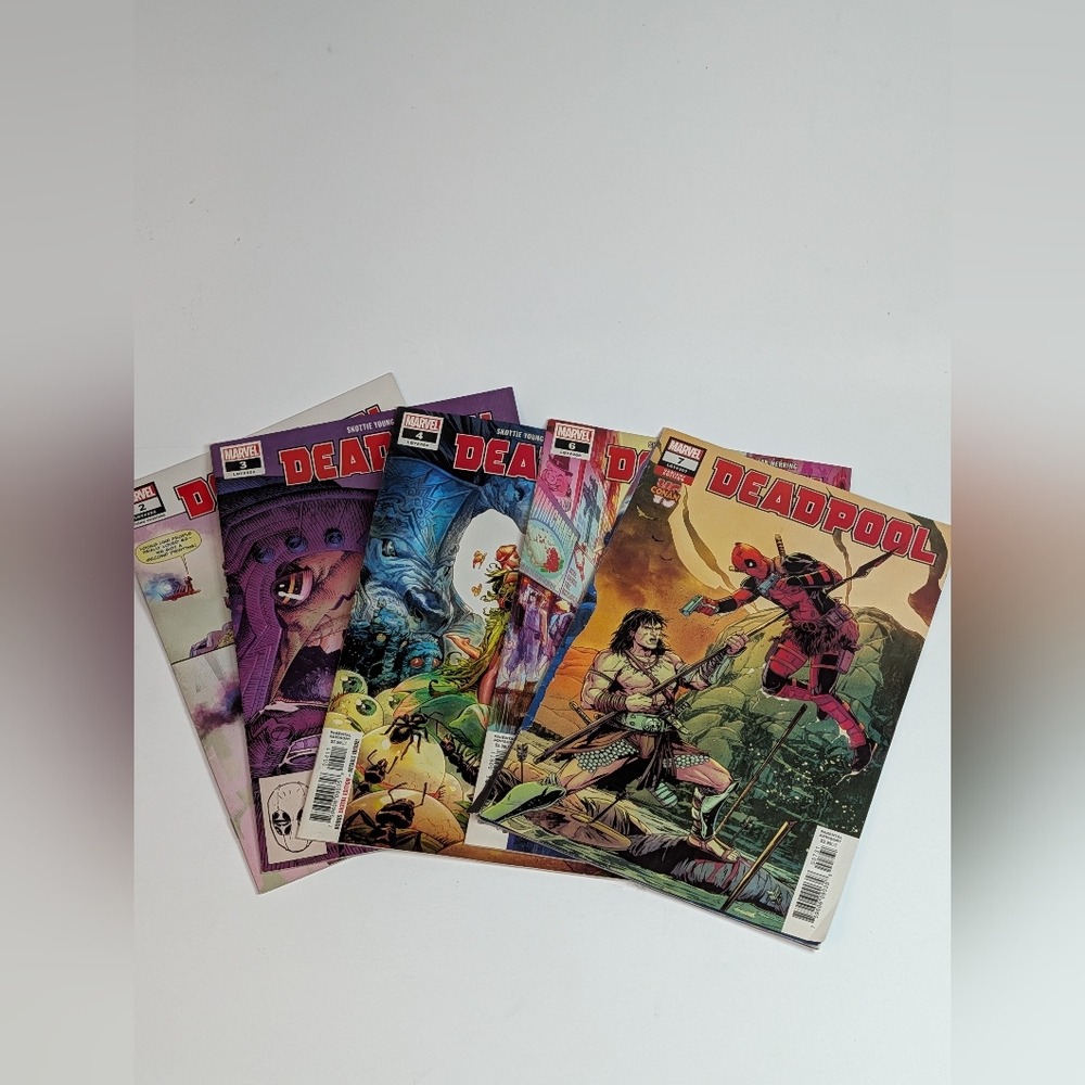 DEADPOOL 2018 (5) comic run # 2 3 4 6 7 Marvel 1st print SET Garbage Pail Kids